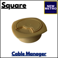 Square 3 Slot - Ivory