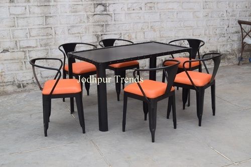 Iron Dining Table With Iron Chair