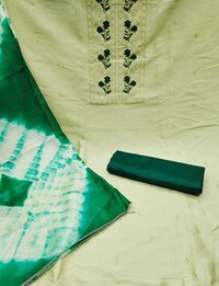 Gunj Green Jaam Cotton Dress Material