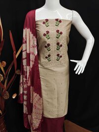 Gunj Beige Jaam Cotton Dress Material