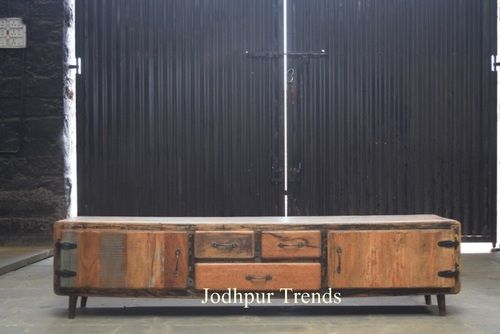 Reclaimed Wooden Entertainment Unit