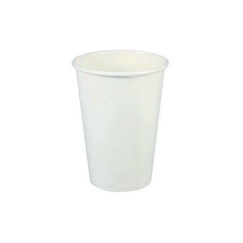 White 12 Oz Paper Single Wall Glass