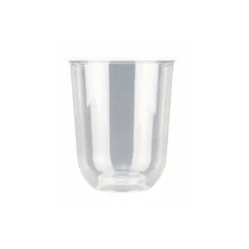 Plastic 16 Oz Pla Cold Transparent Glass