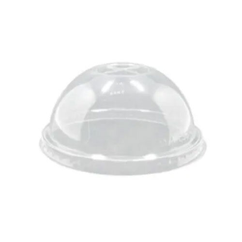 Transparent Dome Lid With X-Straw Slot