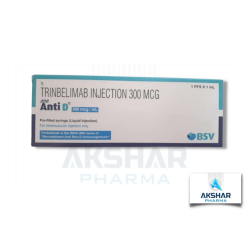 Anti - D Trinbelimab 300Mcg/Ml - Application: Hospital