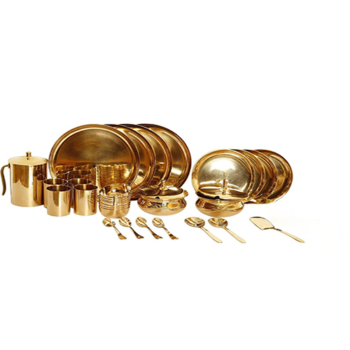TamraPatra Bronze Dinner Set of 30 Peice
