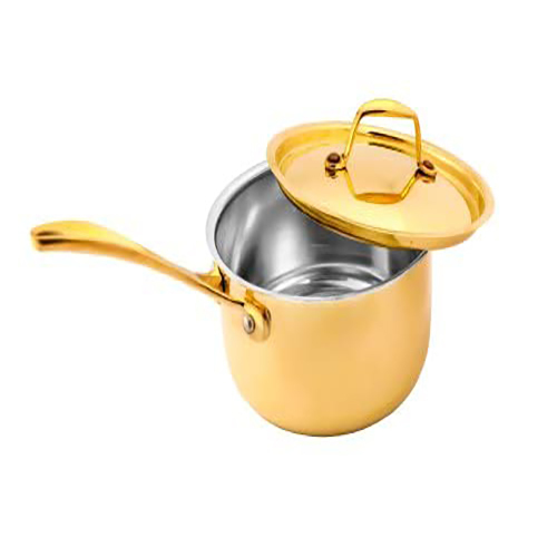 TamraPatra Brass Sauce Pan with Tin Coating (Kalai)