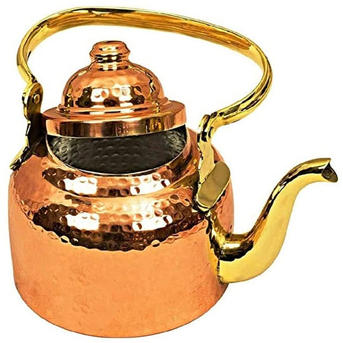 Polished Copper Stovetop Tea Kettle