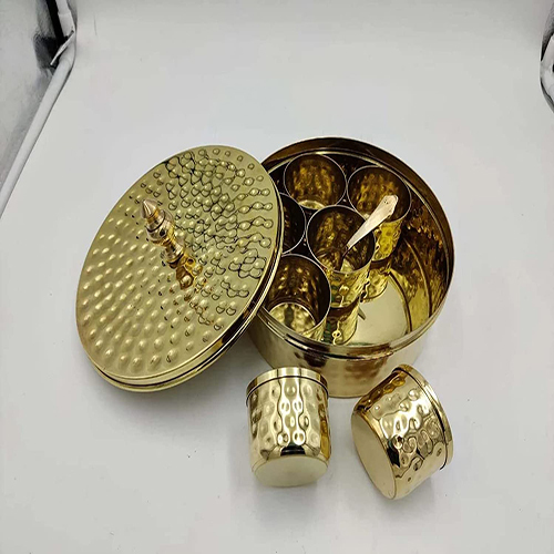 TamraPatra Handcrafted Brass Spice
