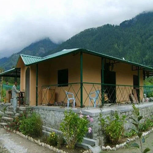 Yellow-green Portable Farm House