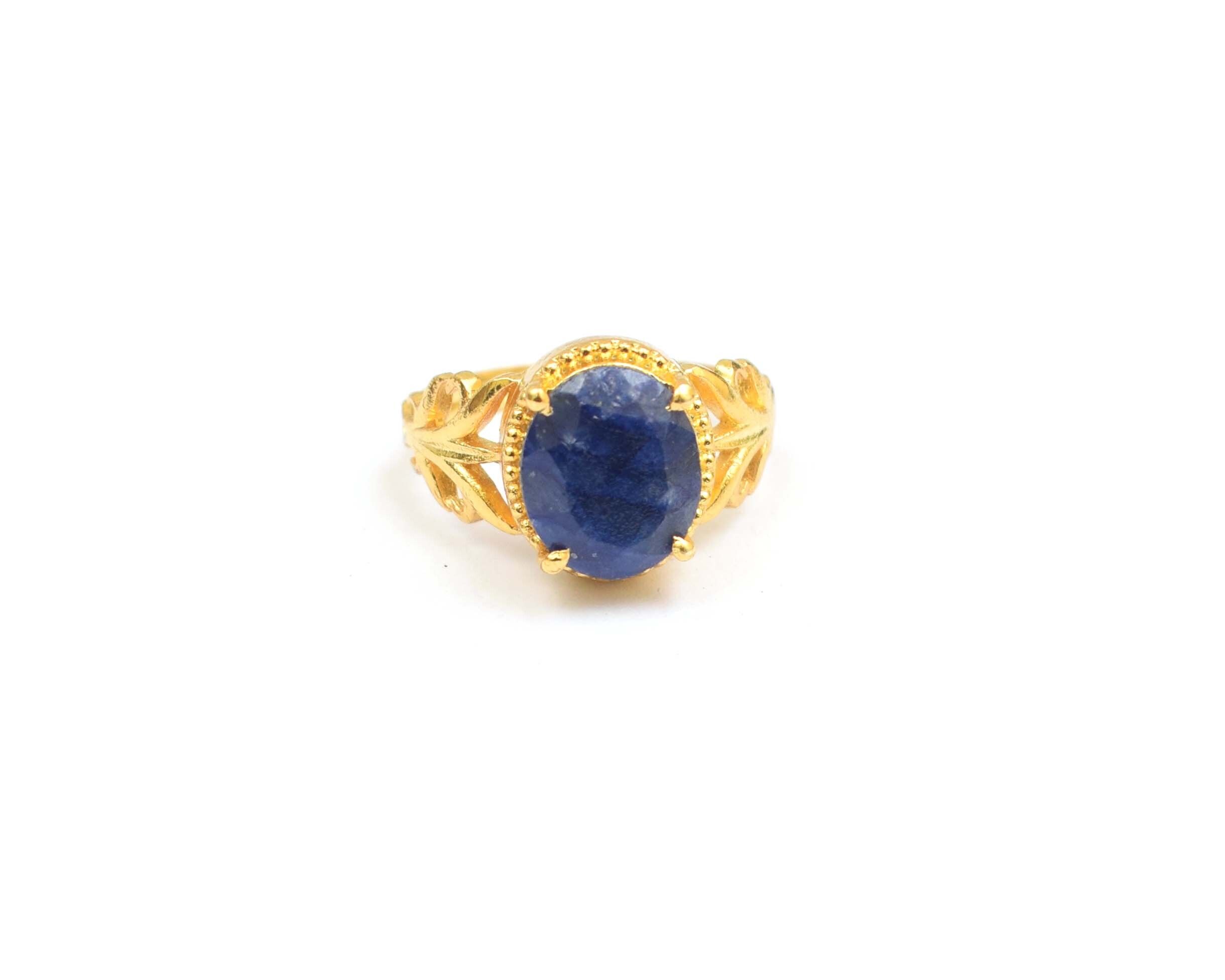 Natural Gemstone Men Ring