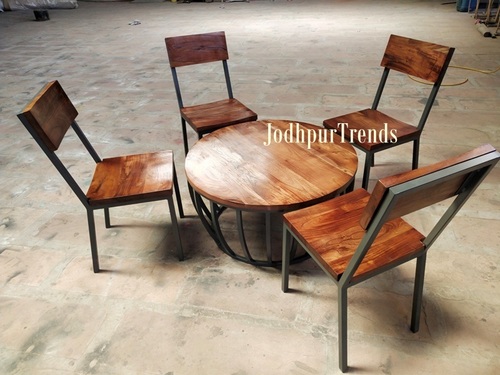 Coffee Table With Four Chair Set