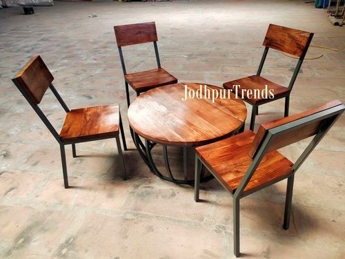 Coffee Table With Four Chair Set