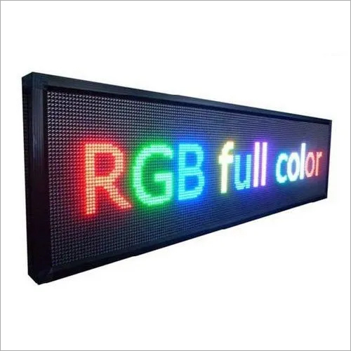 Multi Color Scrolling Led Display Application: Industrial & Commercial