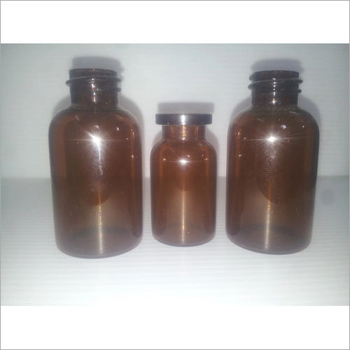 Plain Amber Glass Vials