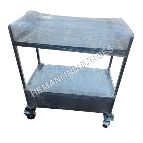 Stainless Steel Trolley - Industrial Platform, Featuring Durable Aluminum Alloy Drawers