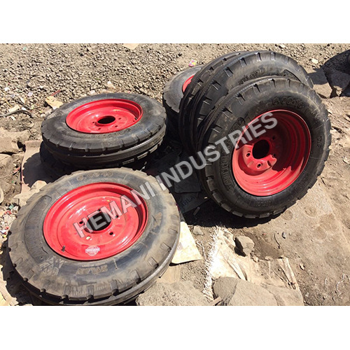 Black Generator Rubber Wheel