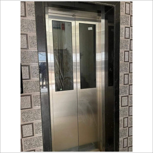 Aluminum Alloy Center Opening Glass Door Landing