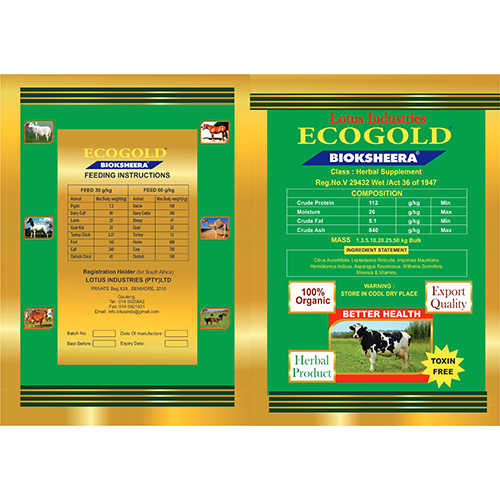 Ecogold Bioksheera Cattle Feed Supplement