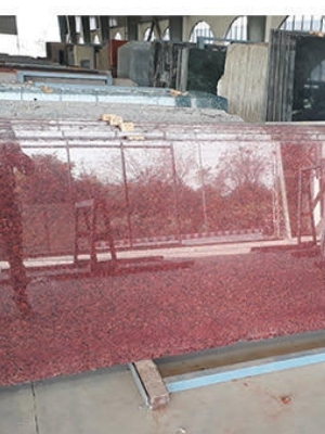 Cherry red granite