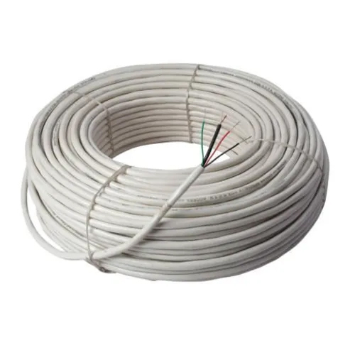 1 Pair PVC Telephone Cables - PVC Insulation, High Voltage, White Jacket | Industrial Application, Warranty Included