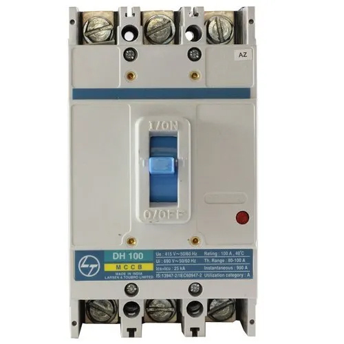 White L And T 80 Amp 3 Pole Mccb