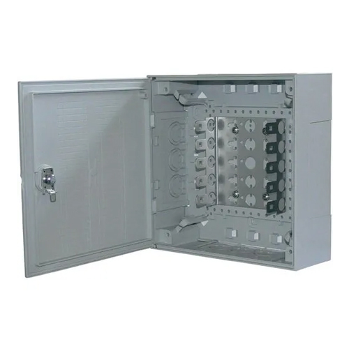 30 Pair MDF Box With Krone Module - MDF Material, Gray Color | Designed for Electronics Usage, Includes Warranty for Enhanced Reliability