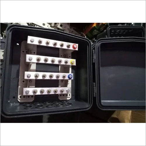 Black Three Phase Bus Bar Box