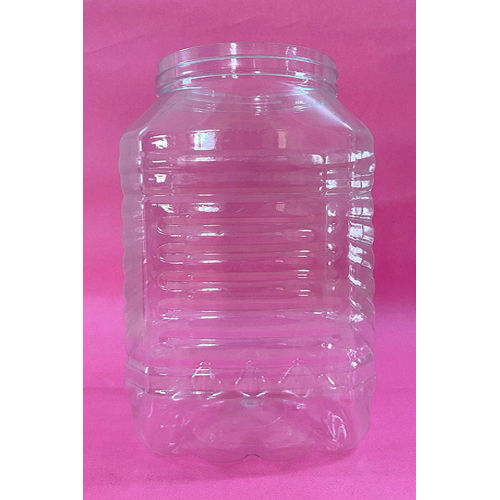 Transparent 2Kg Square Jar