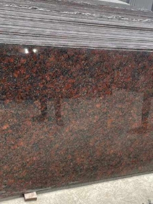 Ten brown granite