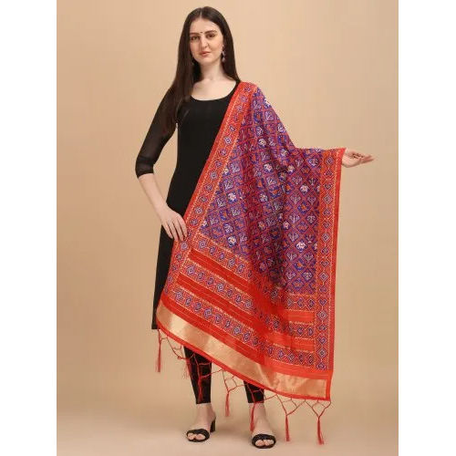 Indian Ladies Designer Banarasi Silk Dupatta