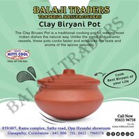 Clay Biriyani Pot 6 Ltr