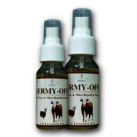 Germy-off - 100 Ml Liquid | All-natural Tick, Mite & Flea Repellent, Topical Wound Dressing Oil For Livestock