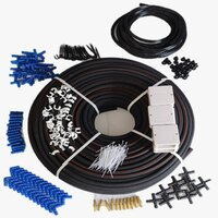 Porous Pipe Termipore Kit For 1000 Sq Ft Area - Premium - Color: Black