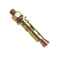 Brass Sleeve Anchor Fasteners - Brass, Different Sizes Available, Golden Color, Galvanized Surface Treatment | Industrial & Automobile Applications