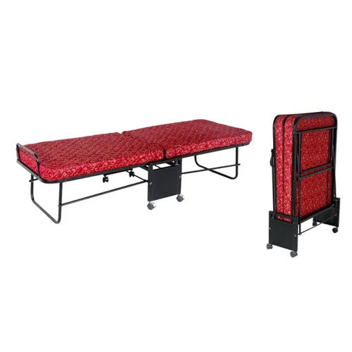 Red Metal Folding Bed At Best Price In Mumbai | Devanshi Designer ...