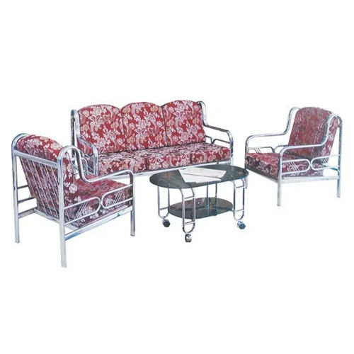 Steel body deals sofa set