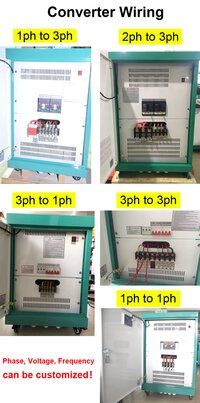 Single phase 120/240Vac to 3 phase 208Vac 60Hz converter