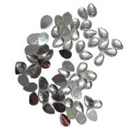 8mm Silver Acrylic Rhinestones