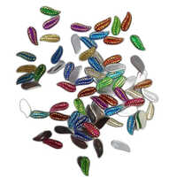 Leaf Shape Acrylic Rhinestones