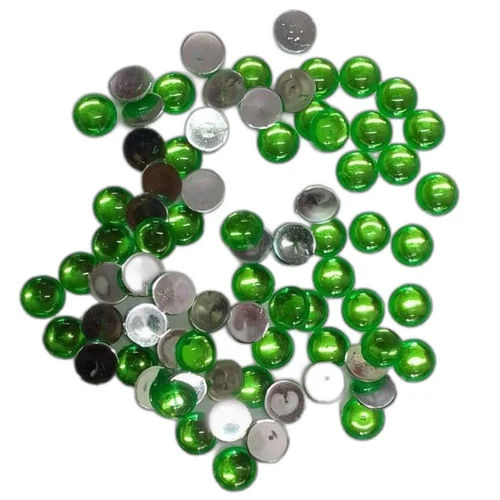 5mm Green Plastic Beads