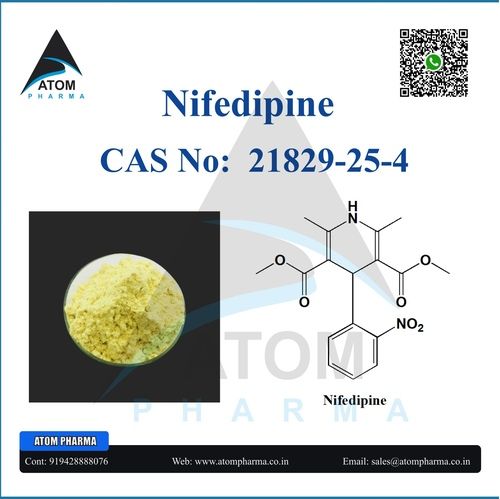 Nifedipine Api Cas No: 21829-25-4