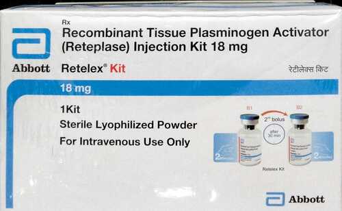 RETILAX KIT (RECOMBINANT TISSUE PLASMINOGEN ACTIVATOR 18MG) INJ