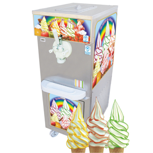 Semi Automatic Ripple Softy Ice Cream Machine