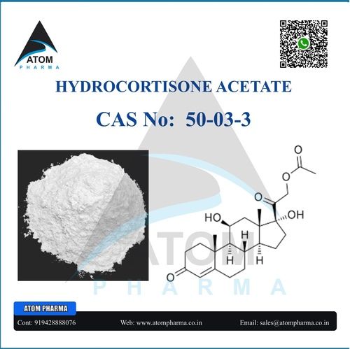 Hydrocortisone Acetate Api Powder Cas No: 50-03-3