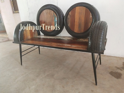 Iron Bench Sofa - Finishing: Polished