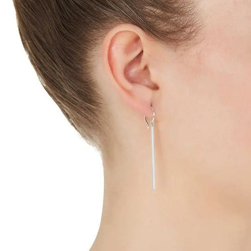 925 Sterling Silver Handmade Chime Bar Earrings