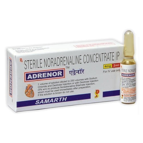 Norepinephrine Injection Dry Place