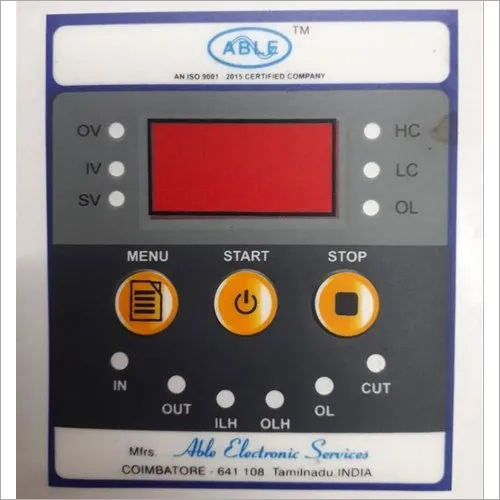 Polycarbonate Control Panel Sticker