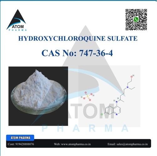 Hydroxychloroquine Sulfate Api Powder Cas No: 747-36-4